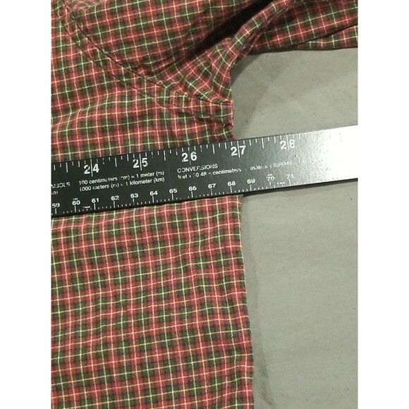 Abercrombie & Fitch Red Checkered Casual Button Down Shirt - Picture 6 of 11